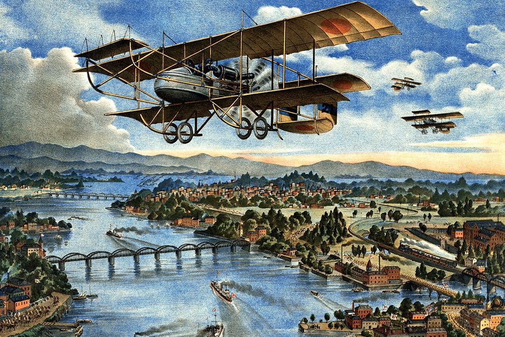 Japanese Plane in the Siberian Intervention art print by Inventions for $57.95 CAD