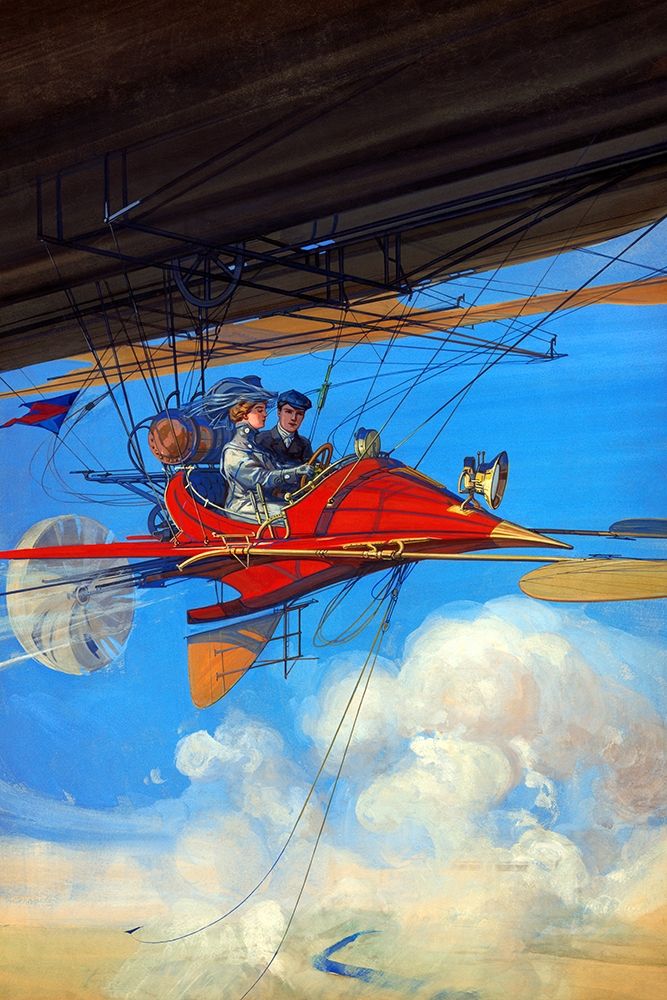 Futuristic Air Travel art print by Inventions for $57.95 CAD