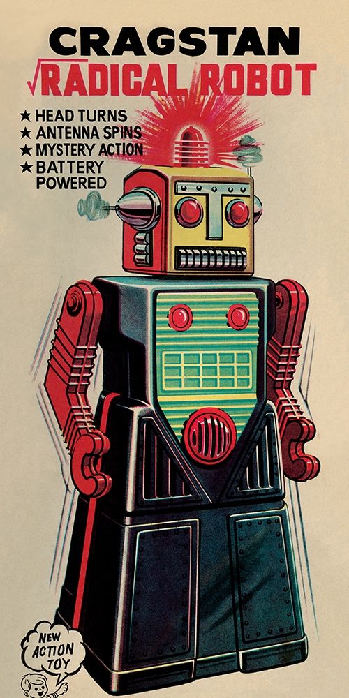 Cragstan Radical Robot art print by Retrobot for $57.95 CAD