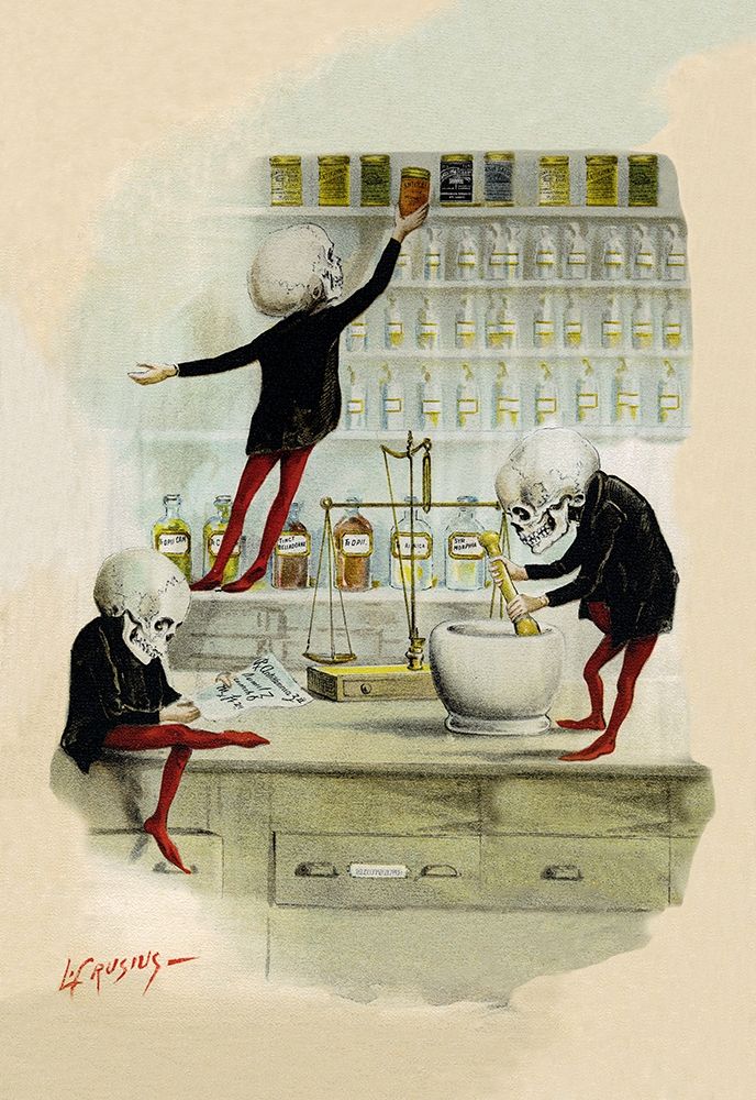Death in the Lab art print by Frusius for $57.95 CAD