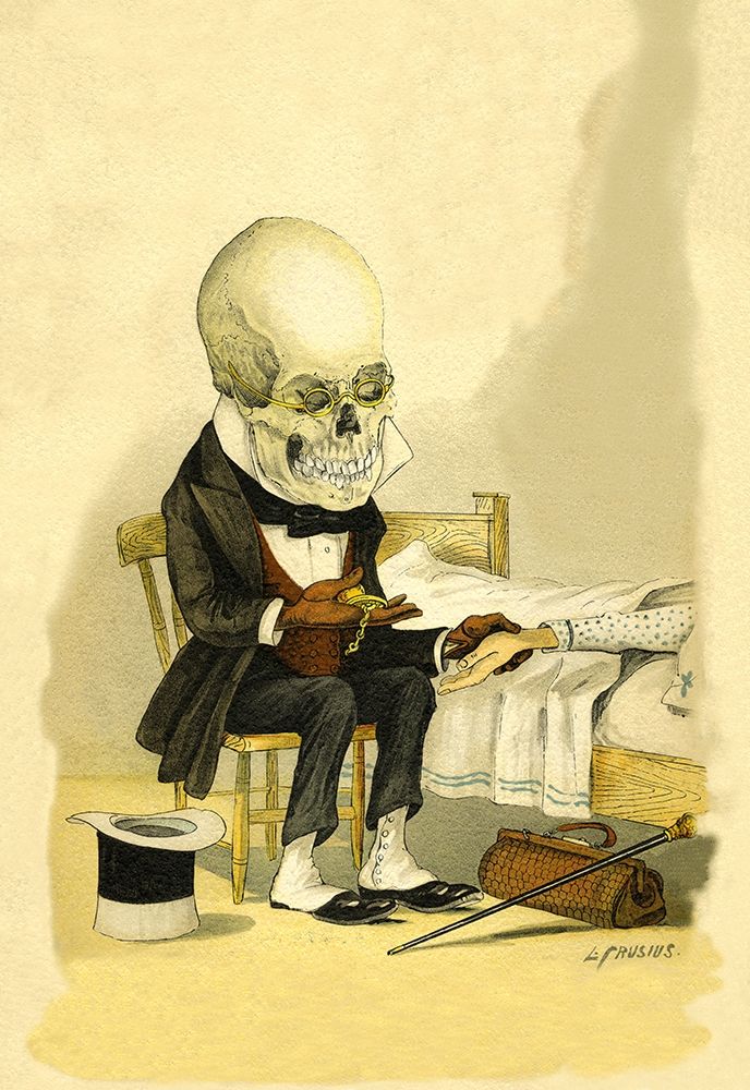 Death Feels a Pulse art print by Frusius for $57.95 CAD