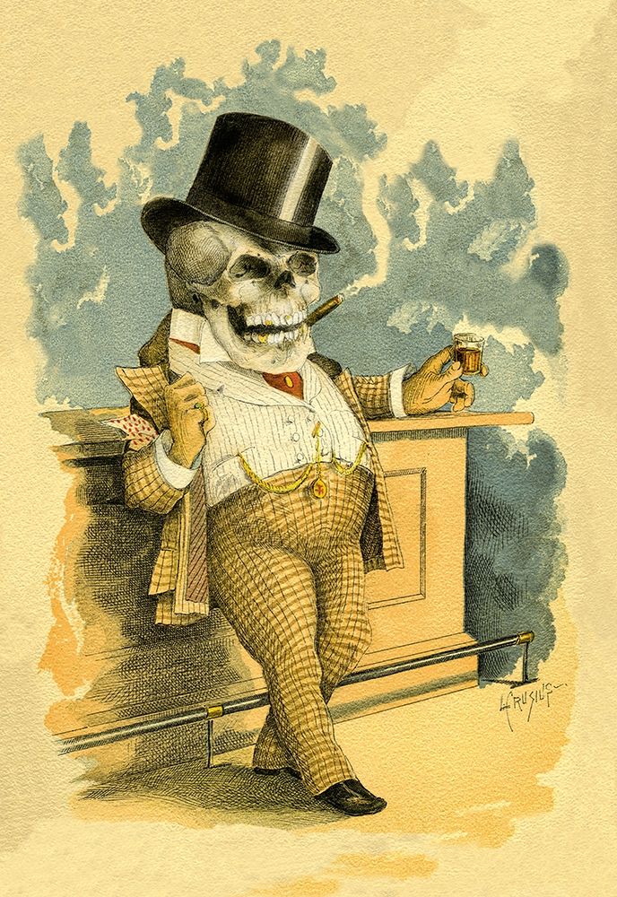 Death at the Bar art print by Frusius for $57.95 CAD