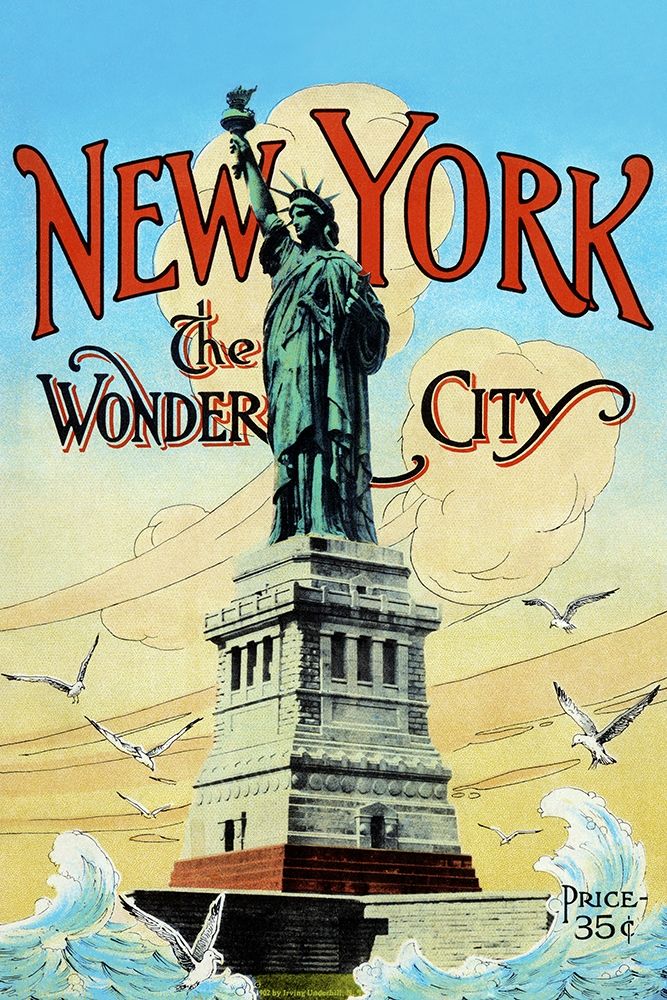 New York; The Wonder City art print by Retrotravel for $57.95 CAD