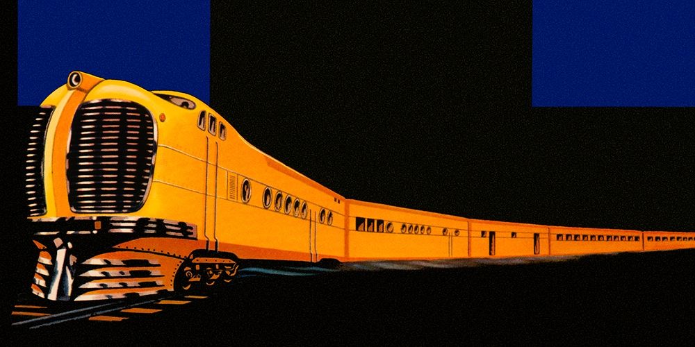 Golden Limited art print by Retrotravel for $57.95 CAD