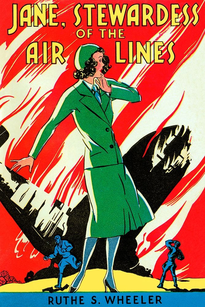 Jane, Stewardes of the Air Lines art print by Retrotravel for $57.95 CAD