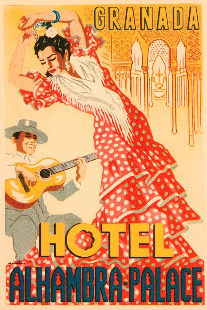 Hotel Alhambra - Palace art print by Retrotravel for $57.95 CAD