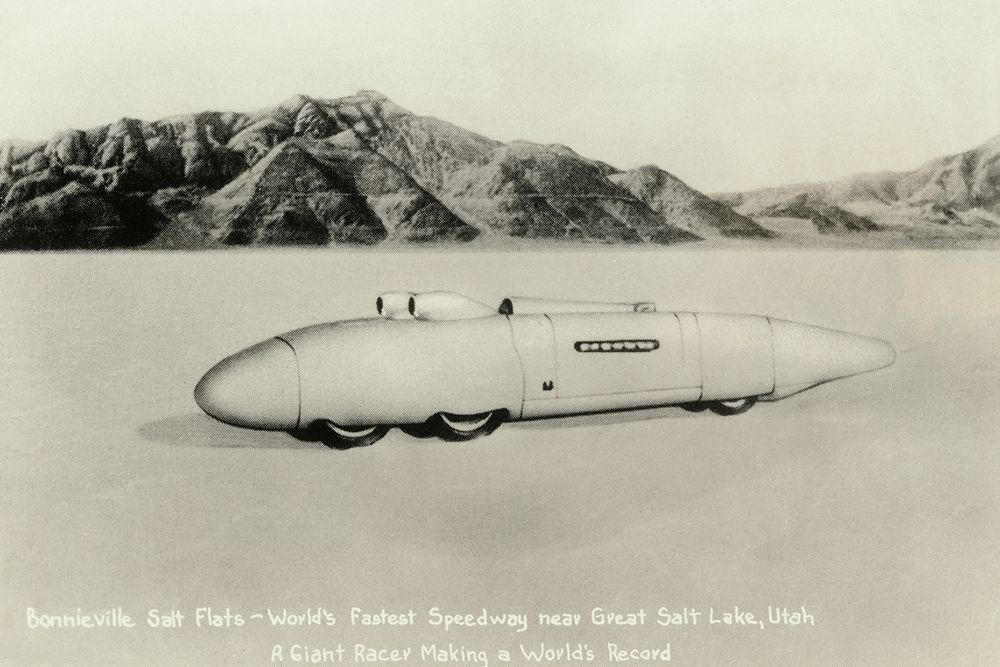Bonnieville Salt Flats art print by Retrotravel for $57.95 CAD