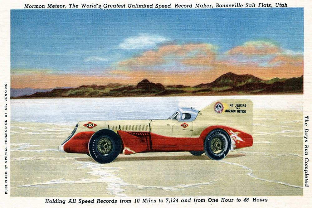 Mormon Meteor; The Days Run Complete art print by Retrotravel for $57.95 CAD