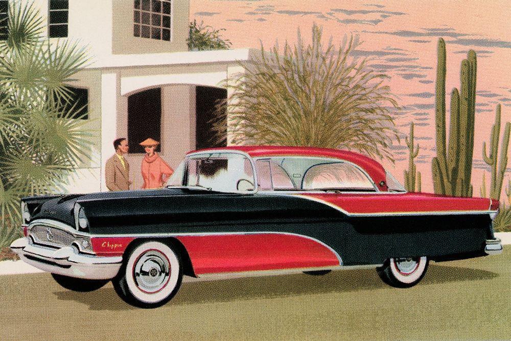 Packard Clipper at the Camelback Inn art print by Retrotravel for $57.95 CAD