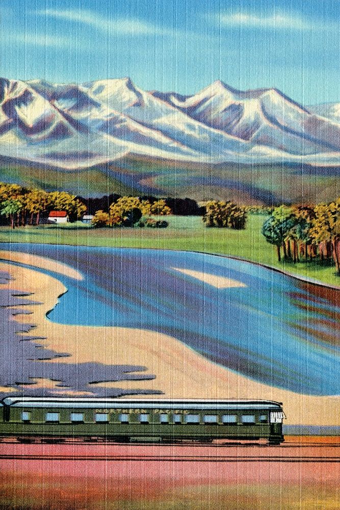 Northern Pacific Passenger Excursion art print by Retrotravel for $57.95 CAD
