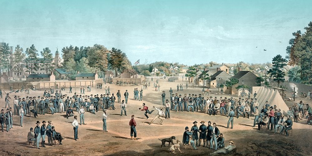 Union prisoners at Salisbury, N.C. art print by Vintage Sports for $57.95 CAD