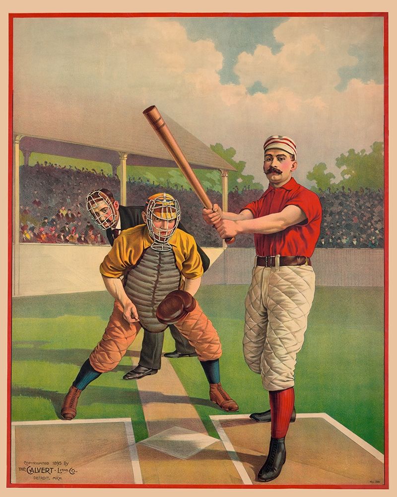 Ready for the Pitch art print by Vintage Sports for $57.95 CAD