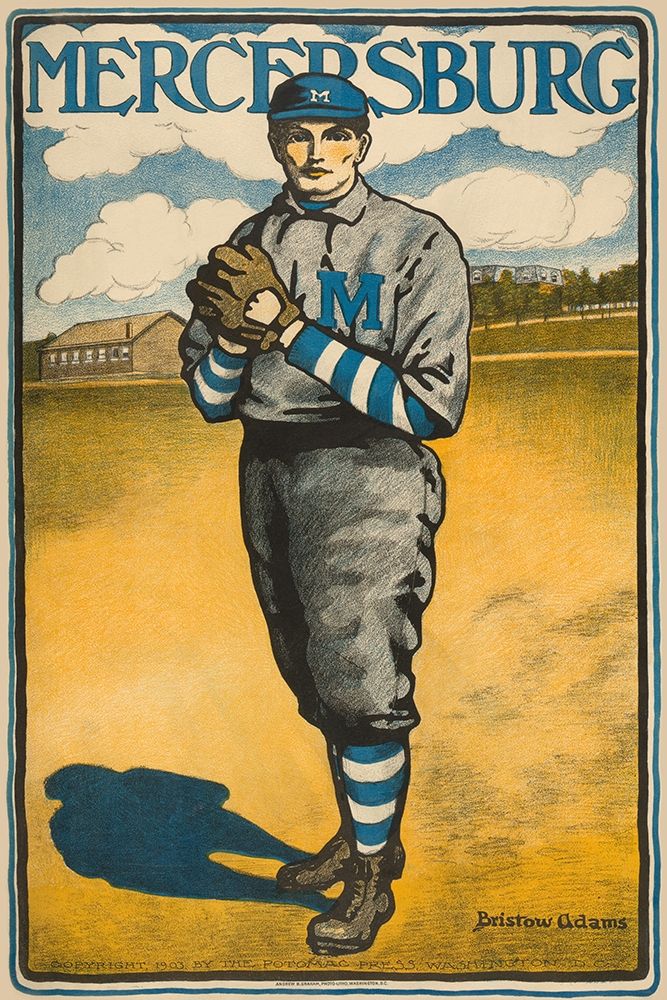 Mercersburg art print by Vintage Sports for $57.95 CAD