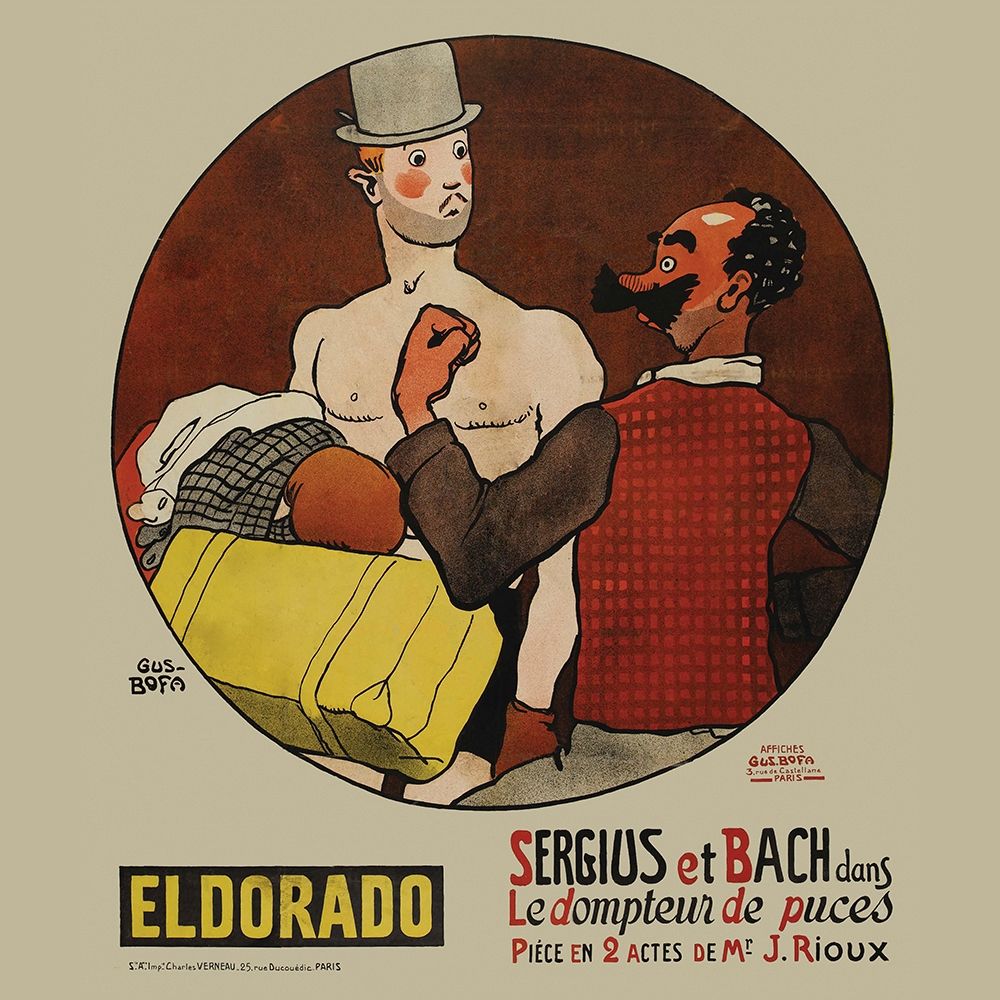 Movie Poster: Le dompteur de puces art print by Unknown 20th Century French Illustrator for $57.95 CAD