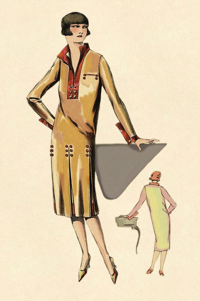 The Geometry of Fashion art print by Vintage Fashion for $57.95 CAD