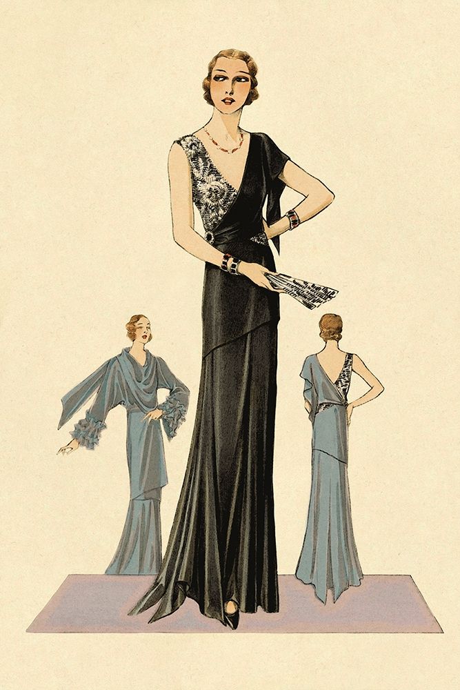 Modeles Originaur: Fashions for a Starlet art print by Vintage Fashion for $57.95 CAD