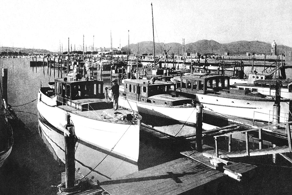 Yacht Harbor, San Francisco, CA art print by Vintage San Francisco for $57.95 CAD