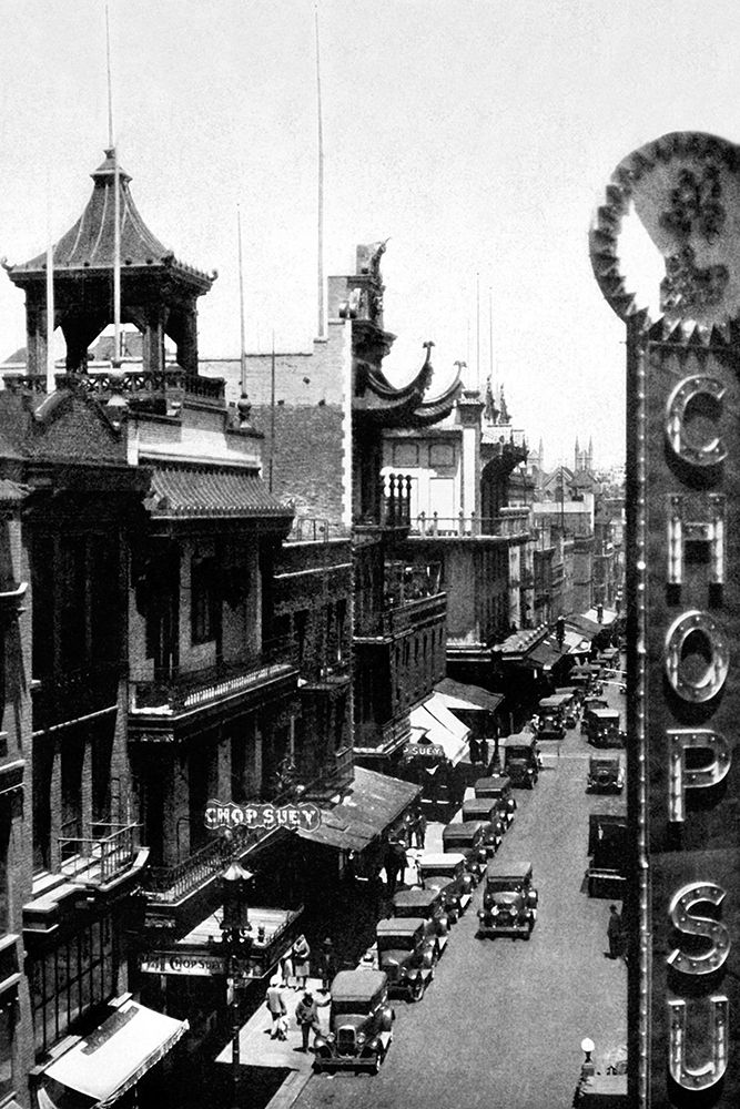 Chinatown, San Francisco, CA art print by Vintage San Francisco for $57.95 CAD