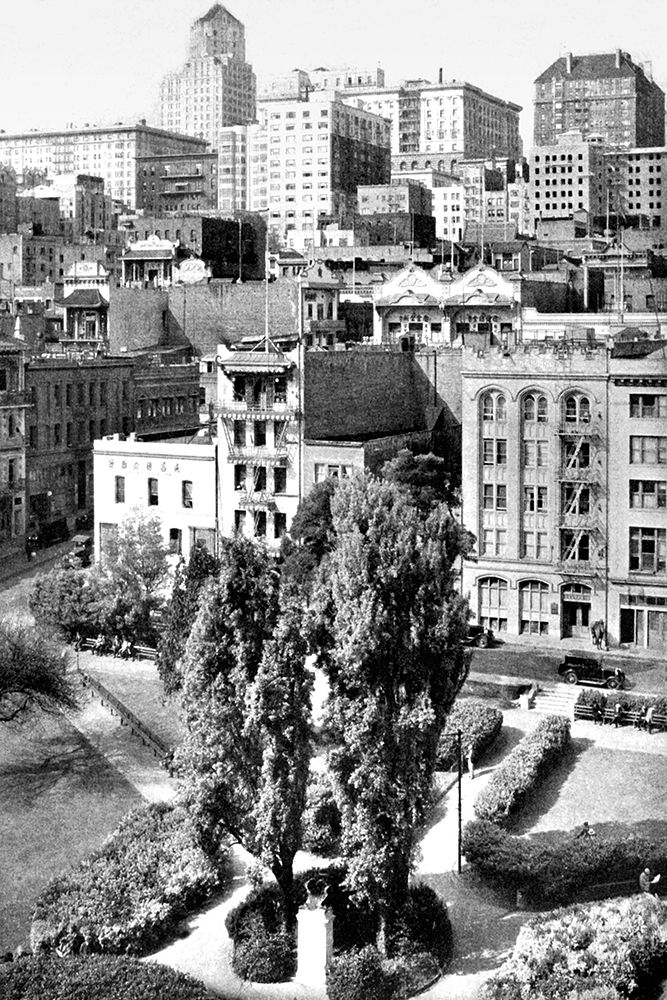 Portsmouth Square, San Francisco, CA art print by Vintage San Francisco for $57.95 CAD