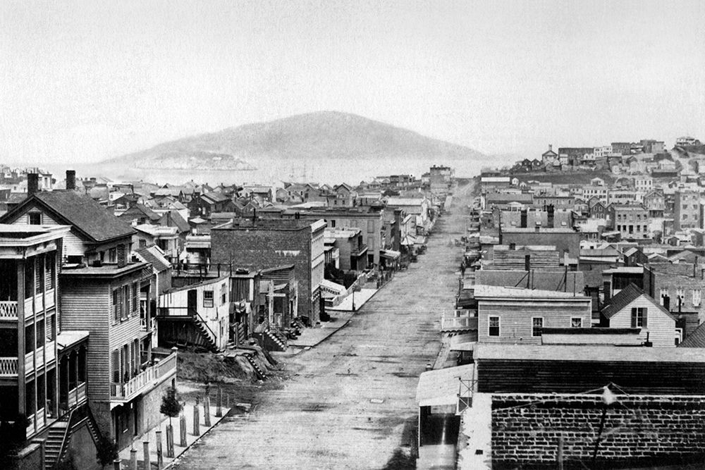 Stockton St., San Francisco, CA art print by Vintage San Francisco for $57.95 CAD