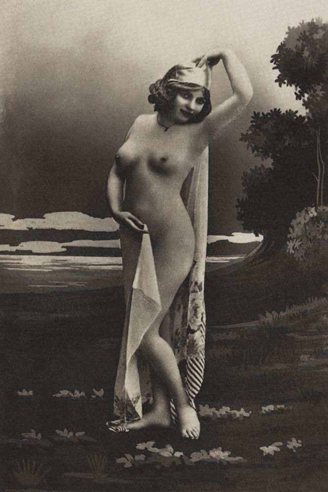 Mirage in an Oriental Garden art print by Vintage Nudes for $57.95 CAD