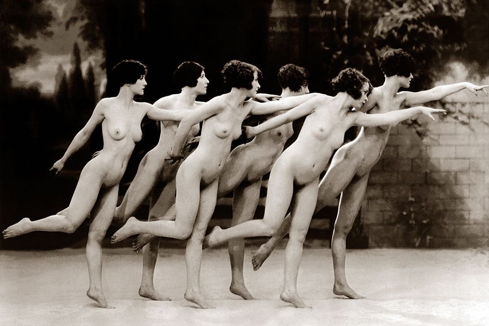 Six Nude Dancers art print by Vintage Nudes for $57.95 CAD