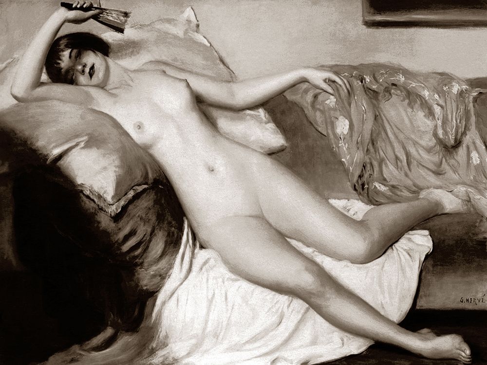 One Lazy Afternoon art print by Vintage Nudes for $57.95 CAD