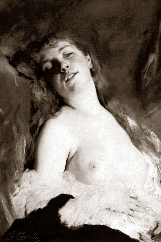 An Inviting Nude art print by Vintage Nudes for $57.95 CAD