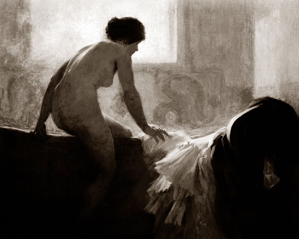 Into the Bath art print by Vintage Nudes for $57.95 CAD