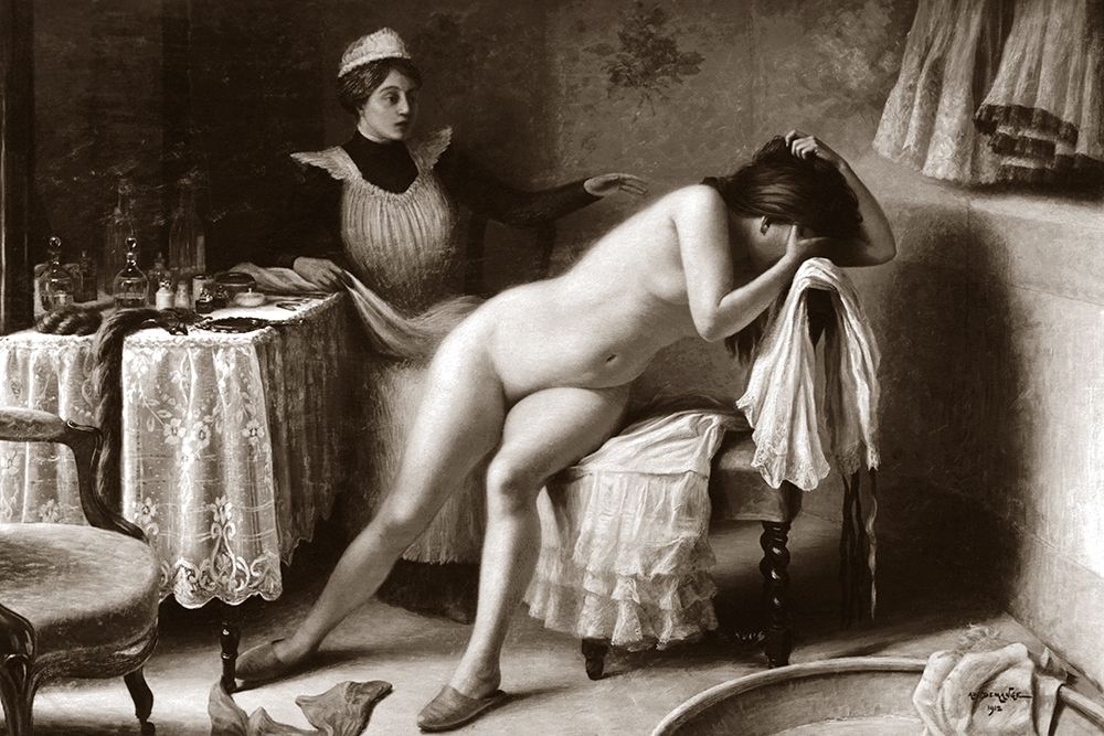 Crying Nude art print by Vintage Nudes for $57.95 CAD