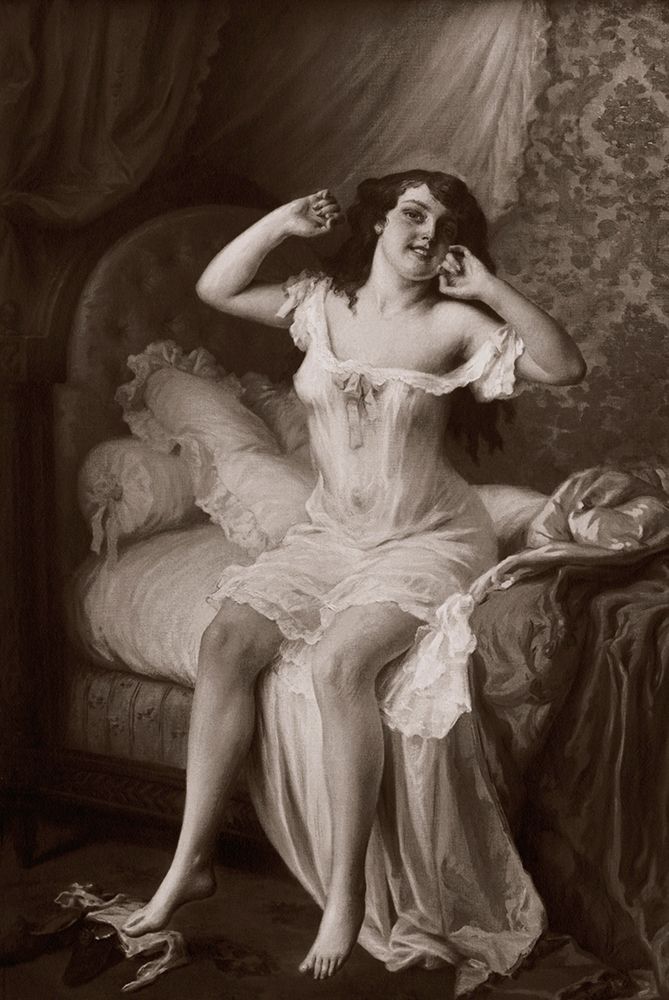 Au Lever art print by Vintage Nudes for $57.95 CAD