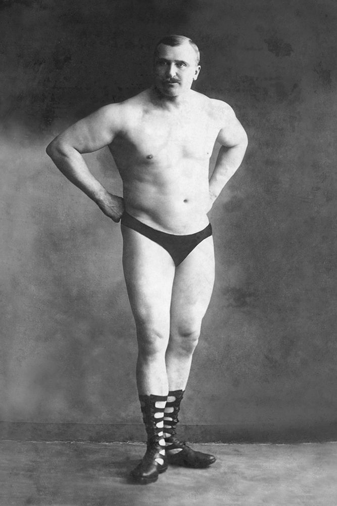Bodybuilder with Hands on Hips art print by Vintage Muscle Men for $57.95 CAD