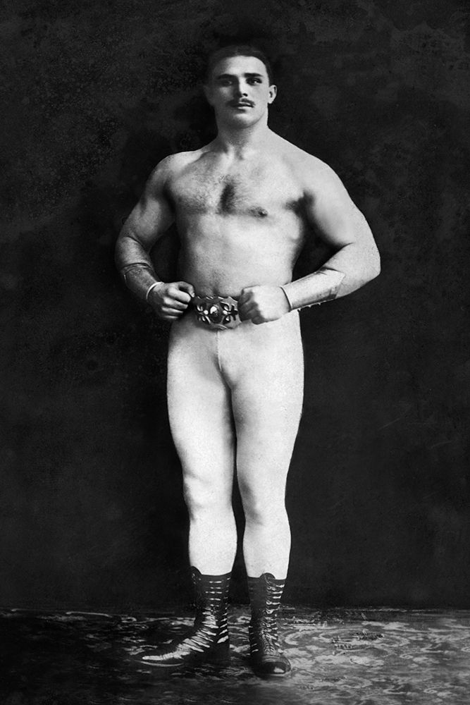 Bodybuilder in Leotard and Boots art print by Vintage Muscle Men for $57.95 CAD