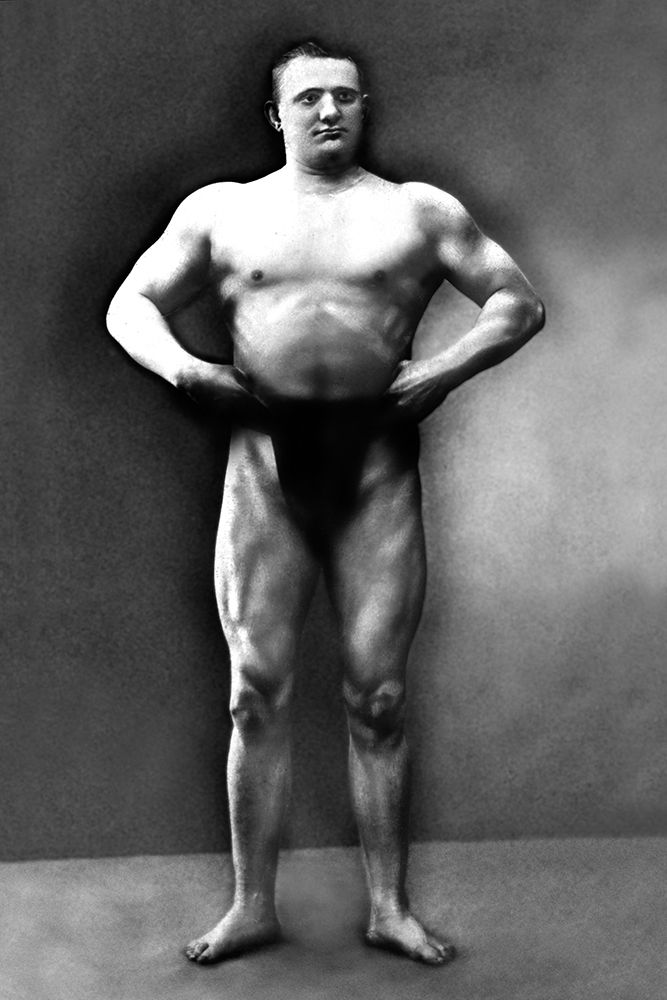 Strongman Pose art print by Vintage Muscle Men for $57.95 CAD