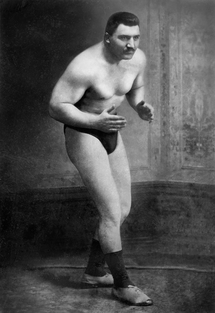 Ready to Wrestle art print by Vintage Wrestler for $57.95 CAD