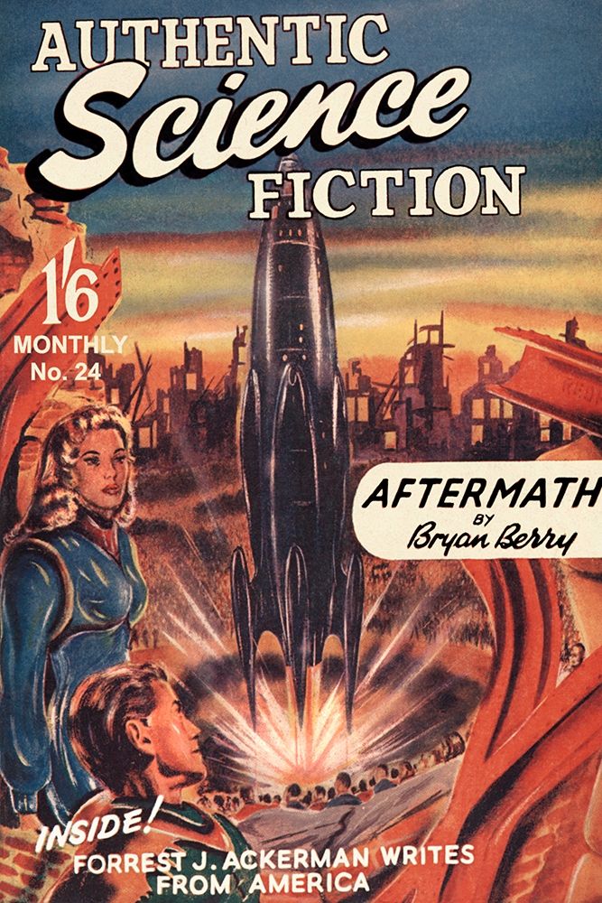 Authentic Science Fiction: Blast Off art print by Retrosci-fi for $57.95 CAD