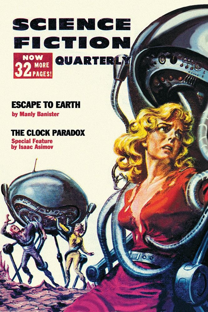 Science Fiction Quarterly: Robot Attack art print by Retrosci-fi for $57.95 CAD