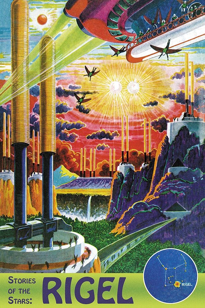 Retrosci-fi: Stories of the Stars... Rigel art print by Frank R. Paul for $57.95 CAD
