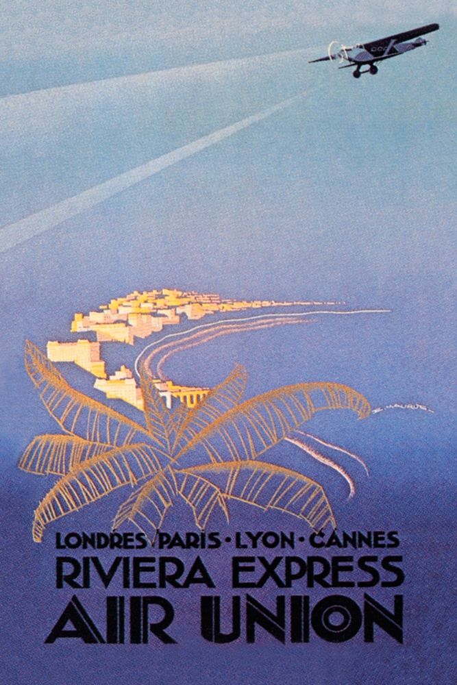 Riviera Express Air Union art print by E. Maurus for $57.95 CAD