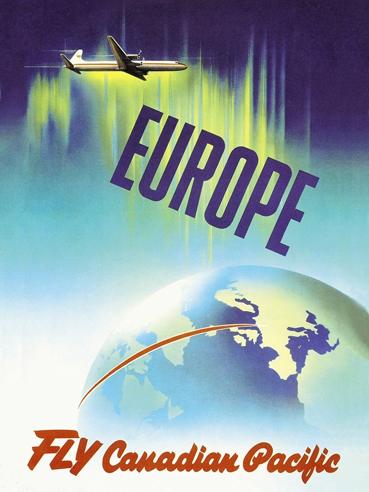 Europe - Fly Canadian Pacific art print by P. Ewart for $57.95 CAD