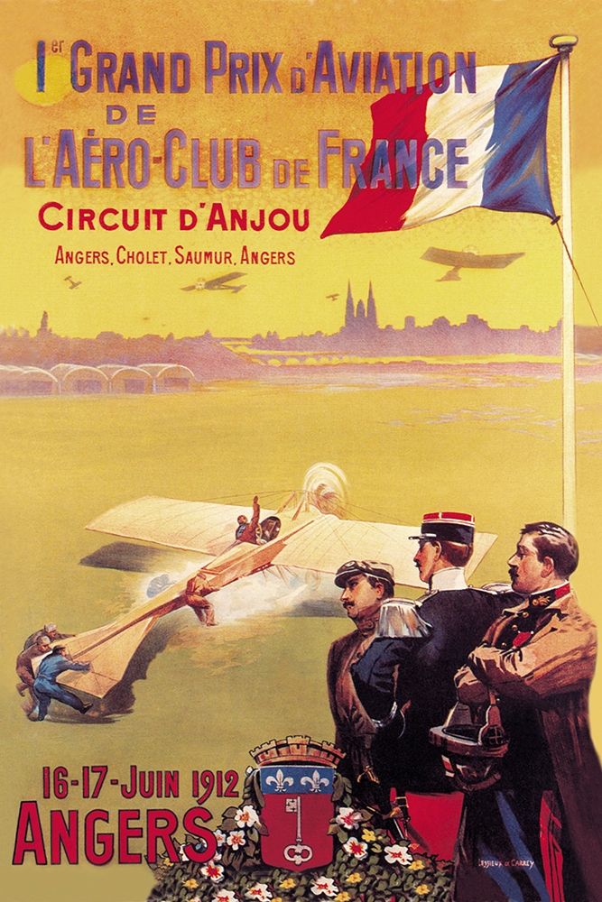 Grand Prix dAviation de LAero-Club de France art print by Unknown for $57.95 CAD