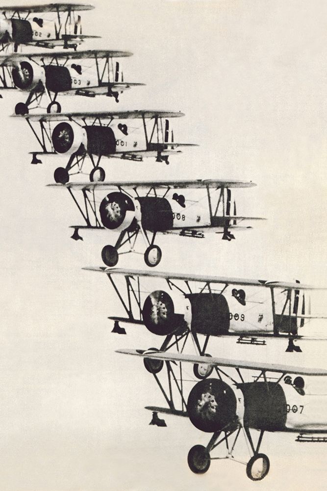 Flying in Formation art print by Unknown for $57.95 CAD