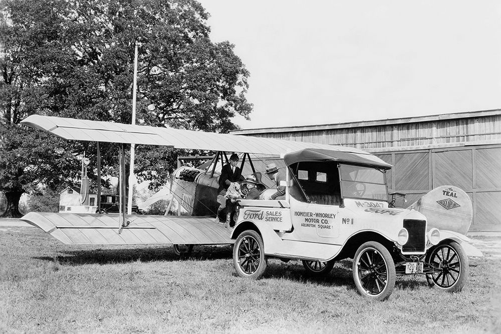 Ford Towing Plane art print by Unknown for $57.95 CAD