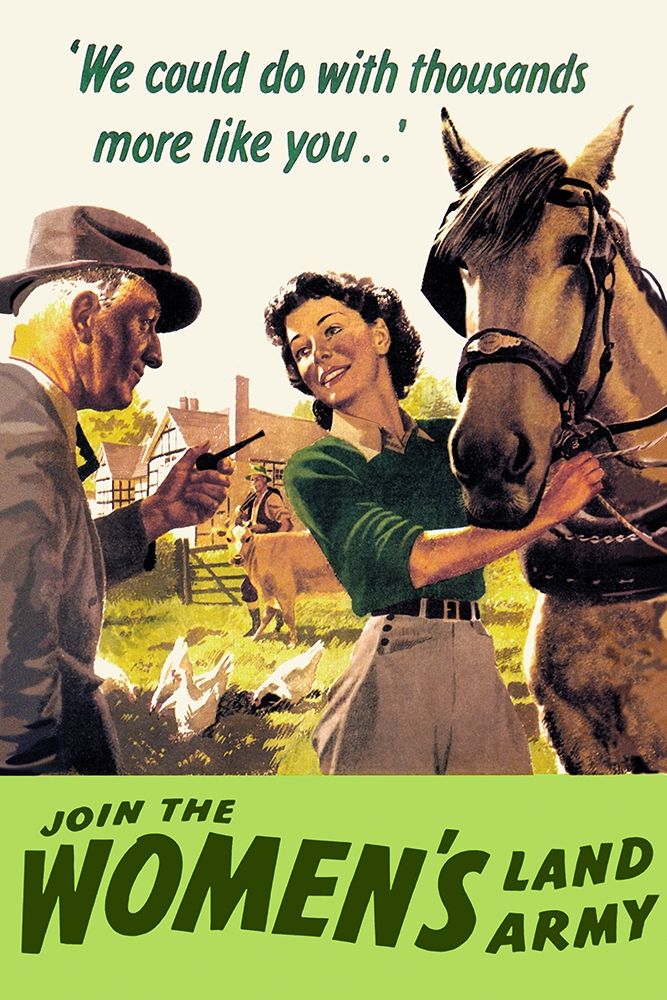Join the Womens Land Army art print by Cross for $57.95 CAD