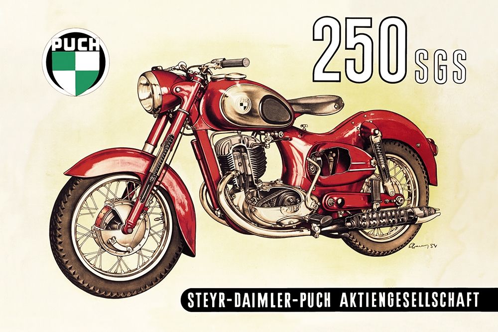UC 250 SGS with Cutaway View art print by Unknown for $57.95 CAD