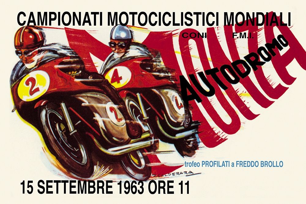 World Motorcycle Championship - 1963 art print by Unknown for $57.95 CAD