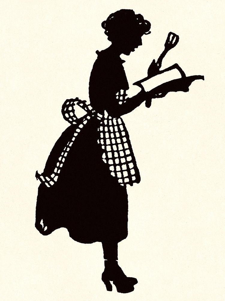 Homemaker Reads a Recipe Book art print by Maxfield Parrish for $57.95 CAD