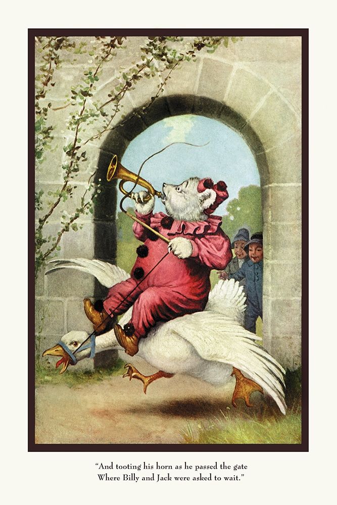 Teddy Roosevelts Bears: Teddy G Tooting His Horn art print by R.K. Culver for $57.95 CAD