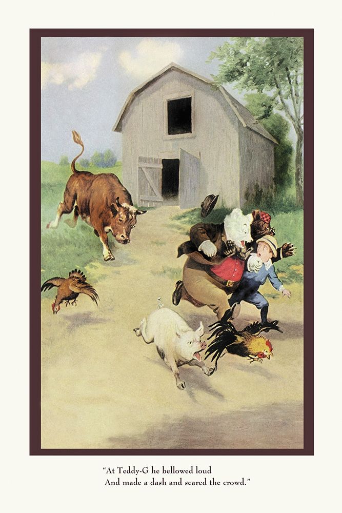 Teddy Roosevelts Bears: The Bull art print by R.K. Culver for $57.95 CAD