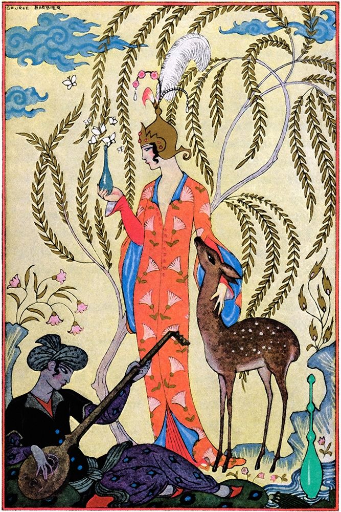 Persia art print by Georges Barbier for $57.95 CAD